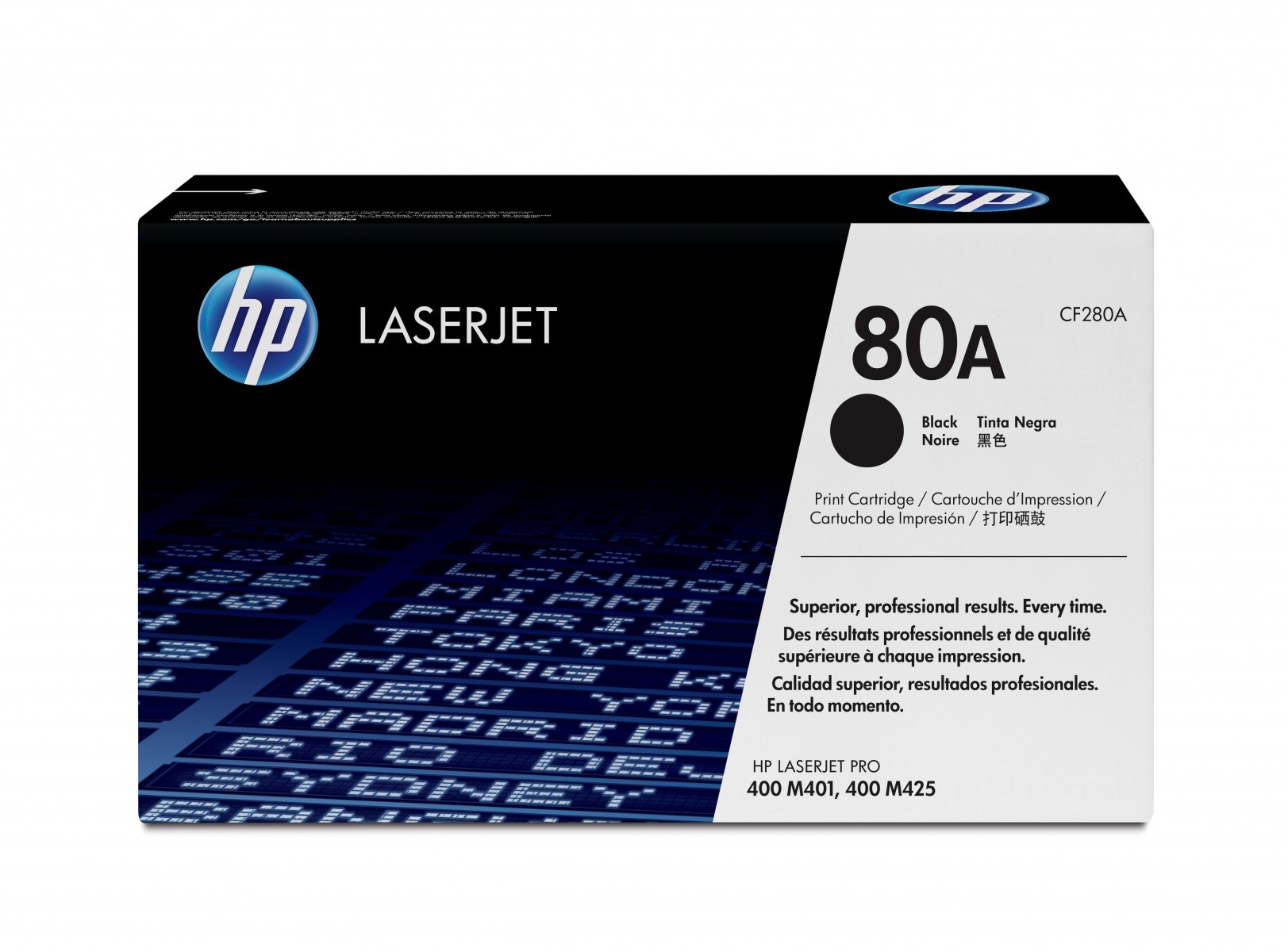 TONER HP CF280A - HP 80A - 2 700 Pages - Noir
