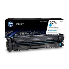 TONER HP W2211A - HP 207A CYAN - 1 250 Pages - Bleu