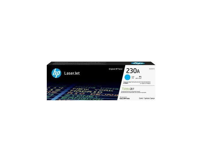 TONER HP W2301A -HP 230A CYAN -  1800 Pages - Bleu