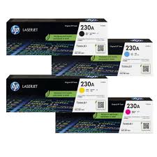 TONER HP 230A - PACK DE 4 TONERS (BLACK-CYAN-YELLOW-MAGENTA)