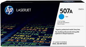 TONER HP CE401A - HP 507A CYAN - 6 000 Pages - Bleu