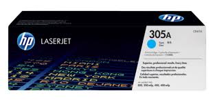 TONER HP CE411A - HP 305A CYAN - 2 600 Pages - Bleu