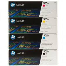 TONER HP 305A - PACK DE 4 TONERS (BLACK-CYAN-YELLOW-MAGENTA)