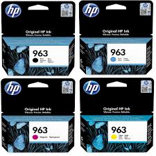 CARTOUCHE D'ENCRE HP 963 - PACK DE 4 CARTOUCHES (BLACK-CYAN-YELLOW-MAGENTA)