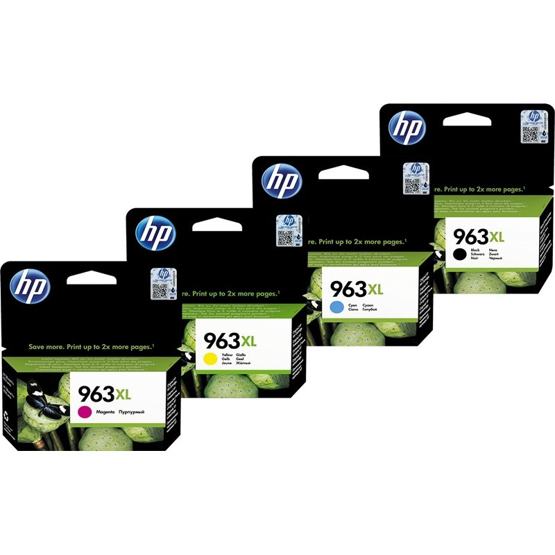 CARTOUCHE D'ENCRE HP 963XL - PACK DE 4 CARTOUCHES (BLACK-CYAN-YELLOW-MAGENTA)