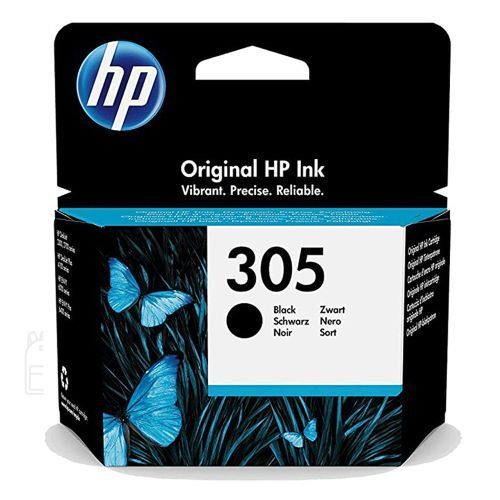 CARTOUCHE D'ENCRE HP 305 BLACK - 120 Pages - Noir