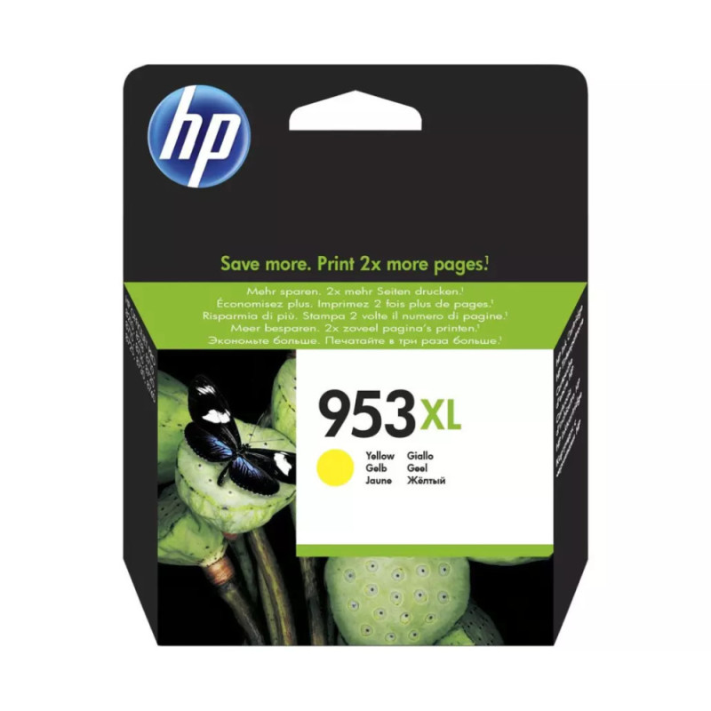 CARTOUCHE D'ENCRE HP 953XL YELLOW - 1 600 Pages - Jaune