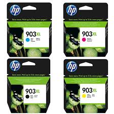 CARTOUCHE D'ENCRE HP 903XL - PACK DE 4 CARTOUCHES (NOIR-BLEU-JAUNE-ROUGE)
