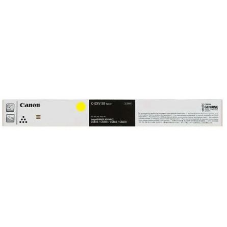 TONER CANON CEXV58 JAUNE - 60 000 Pages