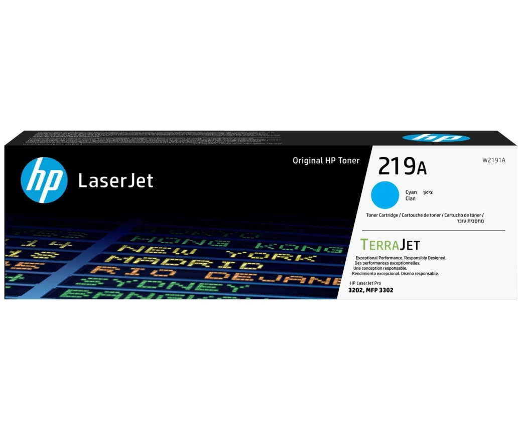 TONER HP W2191A - HP 219A BLEU - 1 200 Pages