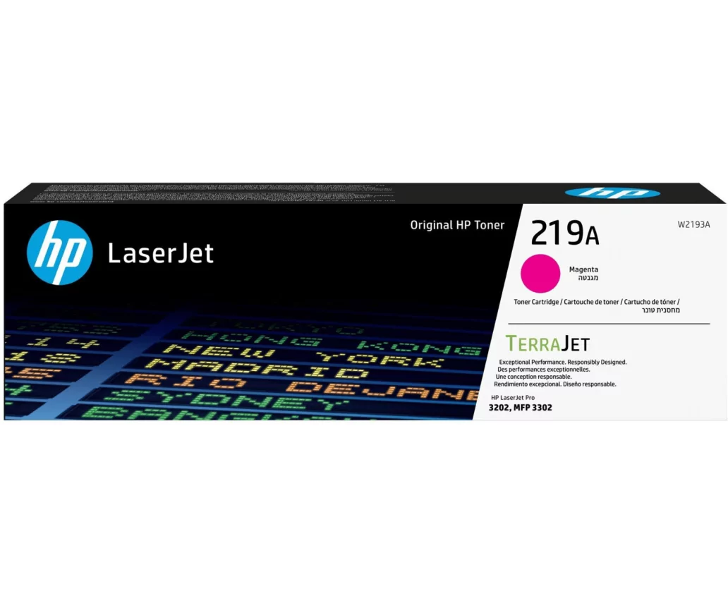 TONER HP W2193A - HP 219A ROUGE - 1 200 Pages